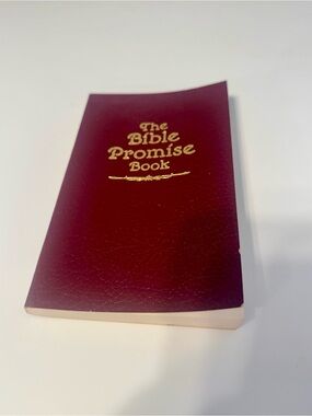 Vintage The Bible Promise Book - Burgundy with Gold Foil